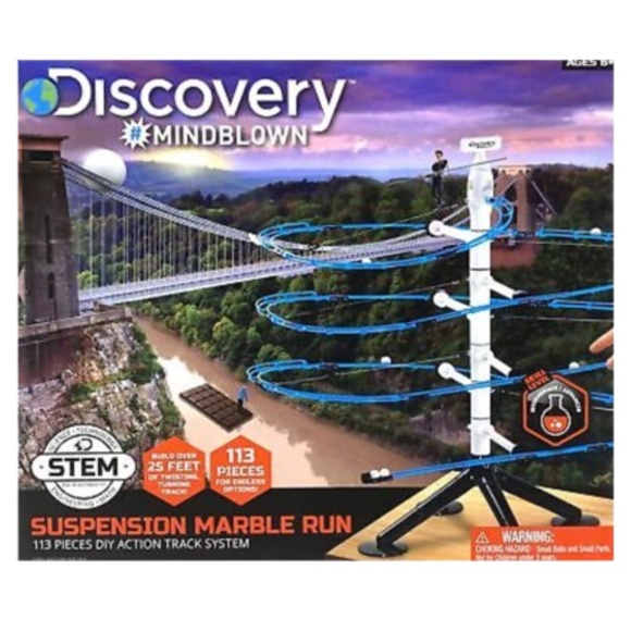 Discovery Mind Blown Discovery #Mindblown Suspension Marble Run Kit STEM toy - Picture 1 of 14
